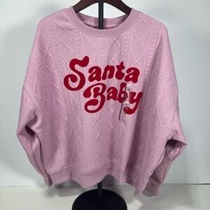 Grayson Threads Pink Santa Baby Sweater